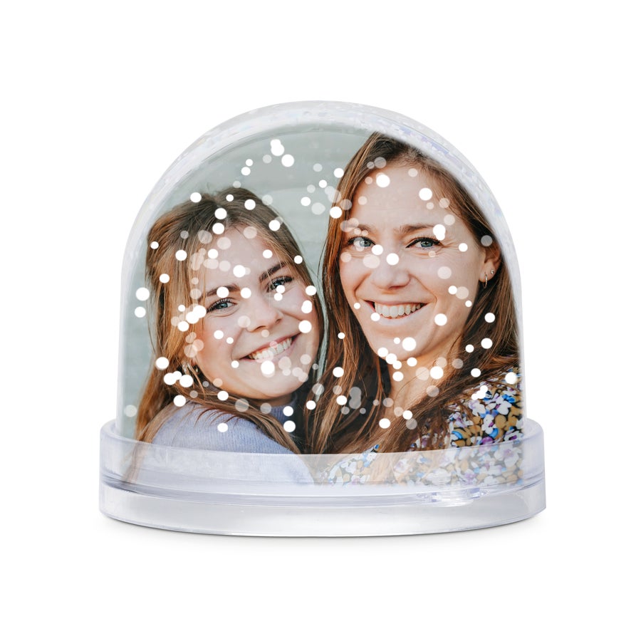 Boule à neige avec photos